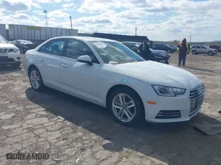 2017 Audi A4 Premium with VIN WAUANAF43HN066656, listed as a IAAI auction lot 41998950 with 87,174 mi miles. Bid and sale history available at carsss.com. Image 1.