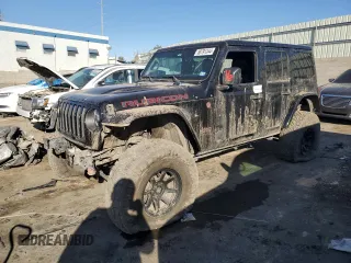 2019 Jeep Wrangler Unlimited Rubicon with VIN 1C4HJXFG5KW581833, listed as a Copart auction lot 80791244 with 72,160 mi miles and Salvage title. Bid and sale history available at DreamBid. Image 1.