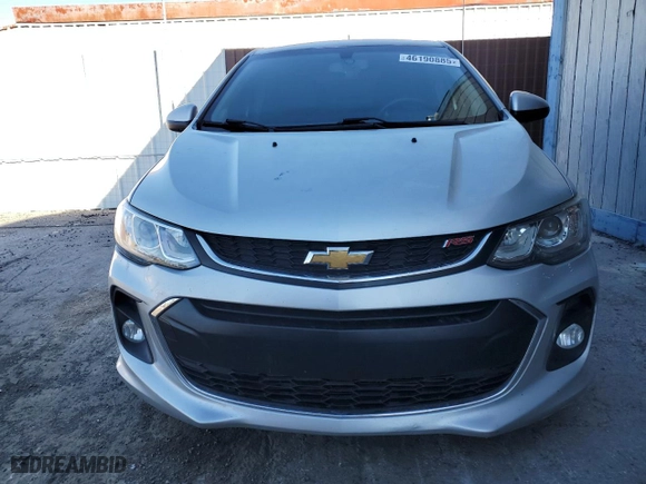 2017 Chevrolet Sonic LT with VIN 1G1JD5SB4H4151196, listed as a Copart auction lot 46190885 with 134,182 mi miles and Salvage Title. Bid and sale history available at carsss.com. Image 5.