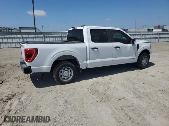 2021 Ford F-150 XL with VIN 1FTFW1CD3MFA73346, listed as a Copart auction lot 53357055 with 46,000 mi miles and Salvage title. Bid and sale history available at DreamBid. Image 3.