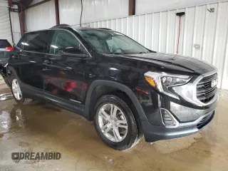 2018 GMC Terrain SLE z VIN 3GKALTEV2JL407778, wystawiony jako Copart lot #56583335 z przebiegiem 72 764 mil mil oraz Szkody całkowita. Historia ofert i sprzedaży dostępna na DreamBid. Obrazek 4.