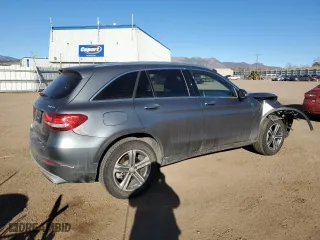 2016 Mercedes-Benz GLC with VIN WDC0G4KB9GF059759, listed as a Copart auction lot 46362415 with 25,487 mi miles and Salvage Title. Bid and sale history available at carsss.com. Image 3.
