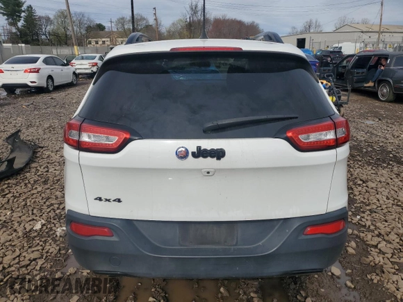 2018 Jeep Cherokee Latitude with VIN 1C4PJMCB7JD530301, listed as a Copart auction lot 51976255 with 0 mi miles and Salvage Title. Bid and sale history available at carsss.com. Image 6.
