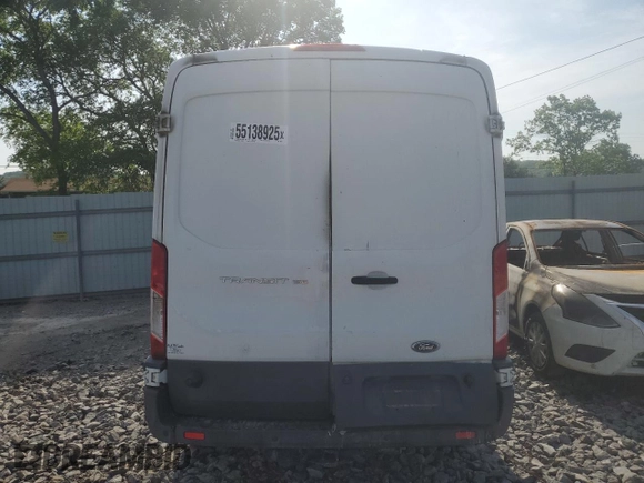 2017 Ford Transit with VIN 1FTYE2CG2HKA04494, listed as a Copart auction lot 55138925 with Not provided miles and Salvage title. Bid and sale history available at DreamBid. Image 6.