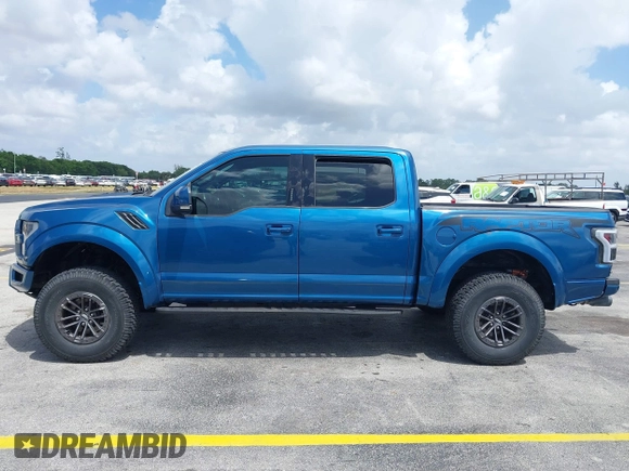 2019 Ford F-150 Raptor with VIN 1FTFW1RG7KFC85441, listed as a IAAI auction lot 41957705 with 16,400 mi miles. Bid and sale history available at carsss.com. Image 14.