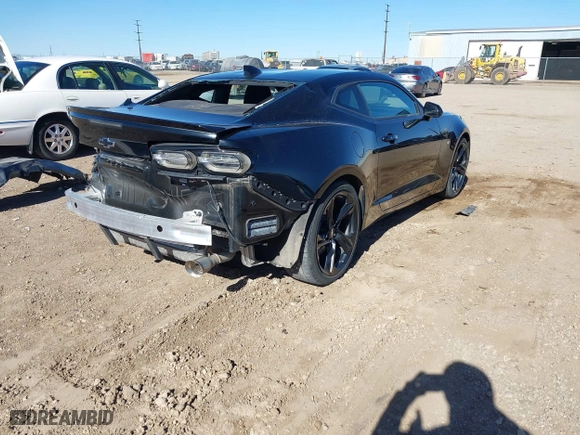 2019 Chevrolet Camaro 1LT with VIN 1G1FB1RS5K0124128, listed as a IAAI auction lot 41391783 with 54,261 mi miles. Bid and sale history available at carsss.com. Image 4.