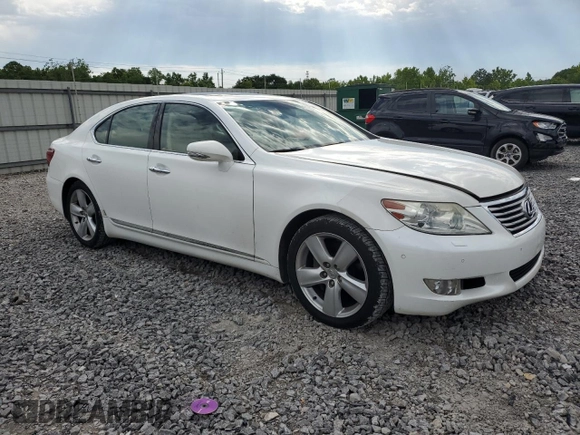 2011 Lexus LS 460 with VIN JTHBL5EFXB5105949, listed as a Copart auction lot 57102795 with 197,877 mi miles and Salvage title. Bid and sale history available at DreamBid. Image 4.