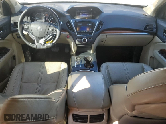 2017 Acura MDX w/Advance Pkg with VIN 5FRYD4H82HB013451, listed as a Copart auction lot 43388825 with 82,893 mi miles and Salvage Title. Bid and sale history available at carsss.com. Image 8.