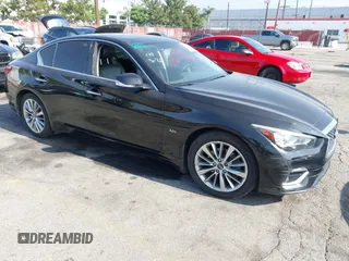 2018 Infiniti Q50 Luxe with VIN JN1EV7AP9JM358741, listed as a IAAI auction lot 42644098 with 101,553 mi miles and . Bid and sale history available at DreamBid. Image 1.