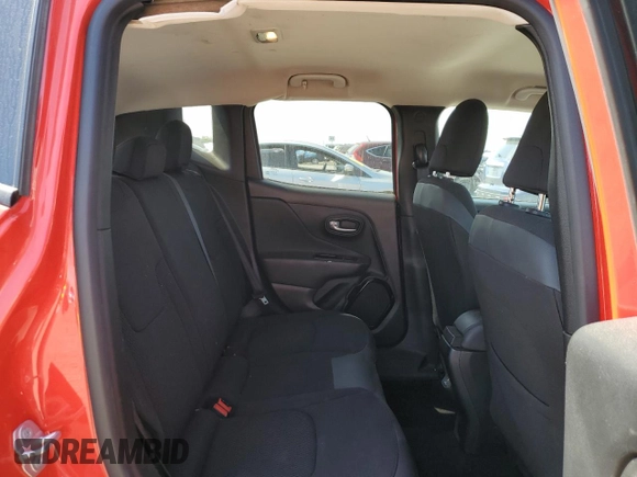 2018 Jeep Renegade Latitude with VIN ZACCJABB4JPJ46537, listed as a Copart auction lot 53843355 with 69,536 mi miles and Salvage title. Bid and sale history available at DreamBid. Image 11.