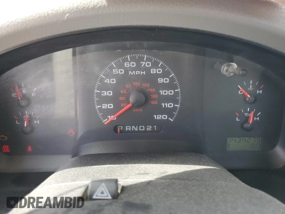 2005 Ford F-150 XL with VIN 1FTRF14545NB68512, listed as a Copart auction lot 49657355 with 143,427 mi miles and Clean Title. Bid and sale history available at carsss.com. Image 9.