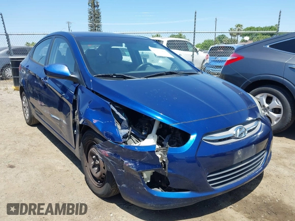 2015 Hyundai Accent GLS with VIN KMHCT4AE3FU831706, listed as a IAAI auction lot 42173408 with 97,985 mi miles and . Bid and sale history available at carsss.com. Image 1.