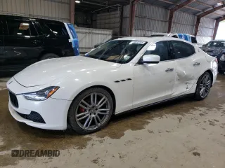 2014 Maserati Ghibli z VIN ZAM57XSA9E1090276, wystawiony jako Copart lot #55872705 z przebiegiem Nie podano mil oraz Szkody całkowita. Historia ofert i sprzedaży dostępna na DreamBid. Obrazek 1.