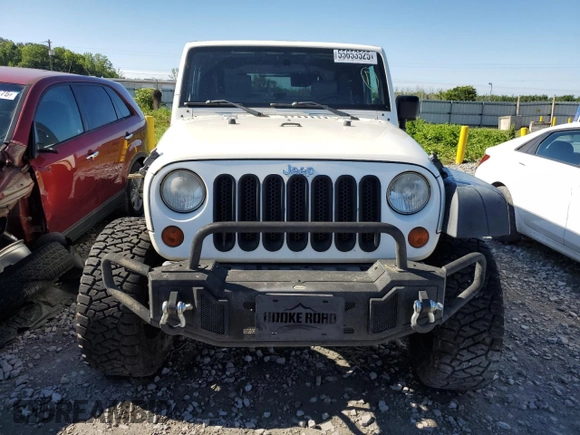2008 Jeep Wrangler X with VIN 1J4FA24108L642938, listed as a Copart auction lot 55653525 with 119,424 mi miles and Salvage title. Bid and sale history available at DreamBid. Image 5.