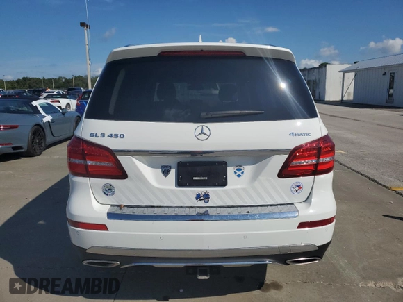 2017 Mercedes-Benz GLS 450 with VIN 4JGDF6EE8HA897075, listed as a Copart auction lot 74218194 with Not Provided miles and Salvage Title. Bid and sale history available at DreamBid. Image 6.
