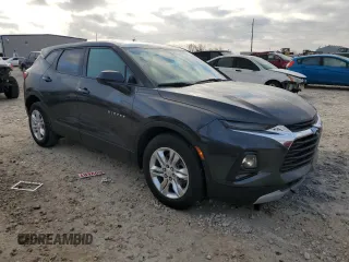 2021 Chevrolet Blazer LT with VIN 3GNKBCRS6MS570941, listed as a Copart auction lot 46702795 with 27,516 mi miles and Salvage title. Bid and sale history available at DreamBid. Image 4.