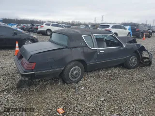 1984 Mercury Cougar LS with VIN 1MEBP92F8EA636661, listed as a Copart auction lot 42026605 with 92,948 mi miles and Salvage Title. Bid and sale history available at carsss.com. Image 3.