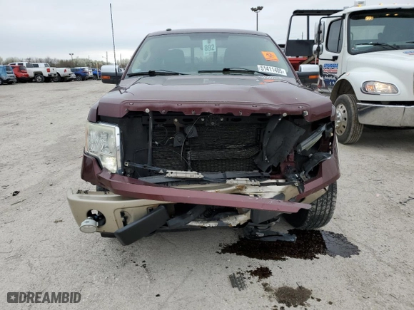 2010 Ford F-150 XL with VIN 1FTFW1EV9AKE57804, listed as a Copart auction lot 51411405 with 164,459 mi miles and Salvage Title. Bid and sale history available at carsss.com. Image 5.