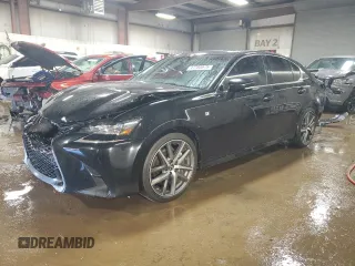 2017 Lexus GS with VIN JTHCZ1BL8HA005872, listed as a Copart auction lot 47780075 with 128,551 mi miles and Salvage Title. Bid and sale history available at carsss.com. Image 1.