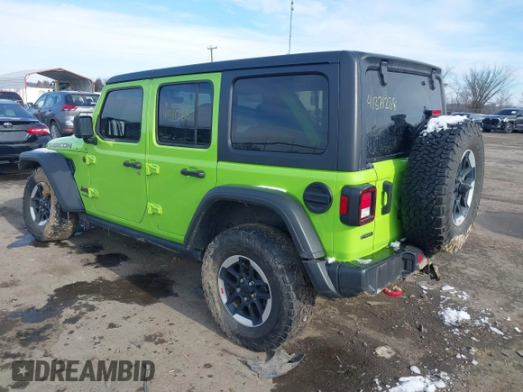 2021 Jeep Wrangler Unlimited Rubicon with VIN 1C4JJXFM1MW797737, listed as a IAAI auction lot 41371288 with 48,129 mi miles. Bid and sale history available at carsss.com. Image 3.