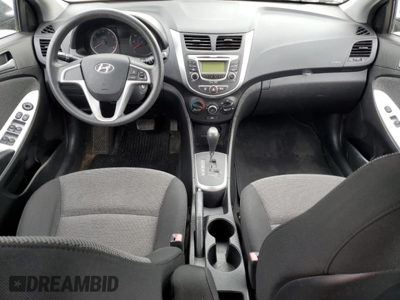 2012 Hyundai Accent GS with VIN KMHCT5AE3CU046765, listed as a Copart auction lot 57383685 with Not provided miles and Clean title. Bid and sale history available at DreamBid. Image 8.