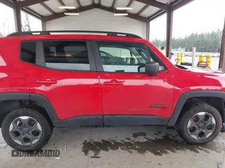 2018 Jeep Renegade Sport with VIN ZACCJBAB2JPH73148, listed as a IAAI auction lot 41991959 with 102,491 mi miles and . Bid and sale history available at DreamBid. Image 13.