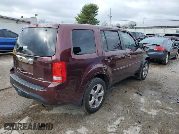 2012 Honda Pilot EX-L with VIN 5FNYF4H56CB012913, listed as a Copart auction lot 81341244 with 207,287 mi miles and Non Repairable. Bid and sale history available at DreamBid. Image 3.