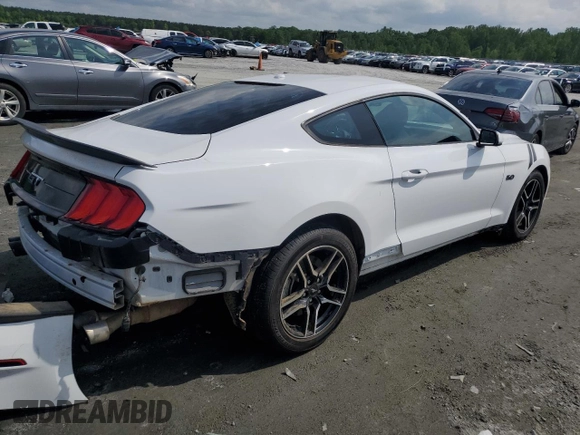 2019 Ford Mustang GT with VIN 1FA6P8CF8K5178089, listed as a Copart auction lot 54248605 with 72,201 mi miles and Salvage title. Bid and sale history available at DreamBid. Image 3.
