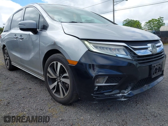 2019 Honda Odyssey Elite with VIN 5FNRL6H93KB077180, listed as a IAAI auction lot 41936408 with 75,168 mi miles and . Bid and sale history available at DreamBid. Image 6.
