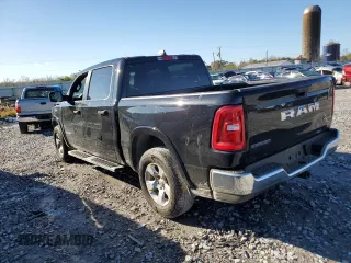 2025 Ram 1500 Big Horn with VIN 1C6RRFFG0SN509944, listed as a Copart auction lot 81506354 with 14,997 mi miles and Salvage Title. Bid and sale history available at carsss.com. Image 2.