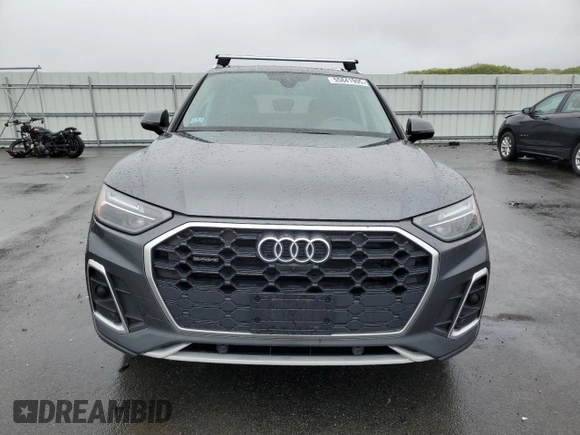 2022 Audi Q5 S line Premium Plus with VIN WA1EAAFY2N2020441, listed as a Copart auction lot 55841995 with 40,316 mi miles and Salvage title. Bid and sale history available at DreamBid. Image 5.
