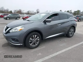 2016 Nissan Murano SL z VIN 5N1AZ2MH7GN124927, wystawiony jako IAAI lot #41965501 z przebiegiem 151 072 mil mil oraz . Historia ofert i sprzedaży dostępna na DreamBid. Obrazek 2.