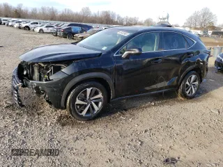 2020 Lexus NX with VIN JTJGARDZ0L2221807, listed as a Copart auction lot 45933965 with 53,817 mi miles and Salvage Title. Bid and sale history available at carsss.com. Image 1.