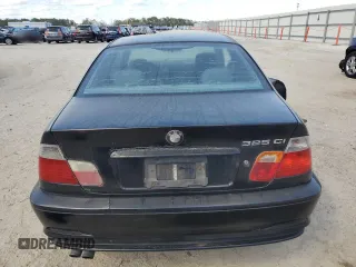 2003 BMW 3 Series 325Ci with VIN WBABN33443PG61696, listed as a Copart auction lot 48861845 with 181,107 mi miles and Salvage Title. Bid and sale history available at carsss.com. Image 6.