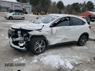 2022 Honda HR-V EX with VIN 3CZRU6H57NM774811, listed as a Copart auction lot 46120225 with 12,321 mi miles and Salvage Title. Bid and sale history available at carsss.com. Image 1.