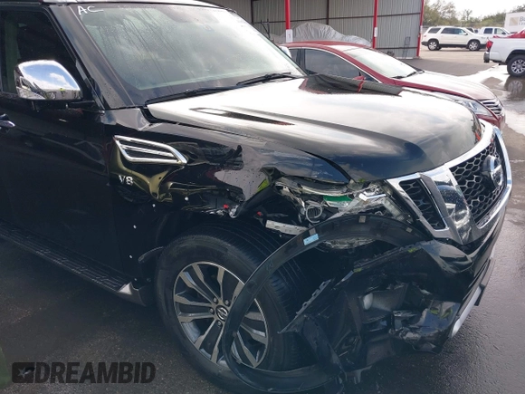 2018 Nissan Armada SL with VIN JN8AY2ND8JX000460, listed as a IAAI auction lot 41878921 with 143,454 mi miles and . Bid and sale history available at DreamBid. Image 17.