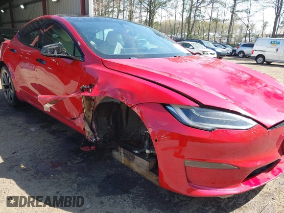 2021 Tesla Model S Long Range z VIN 5YJSA1E51MF436329, wystawiony jako IAAI lot #41918018 z przebiegiem 44 029 mil mil oraz . Historia ofert i sprzedaży dostępna na DreamBid. Obrazek 6.