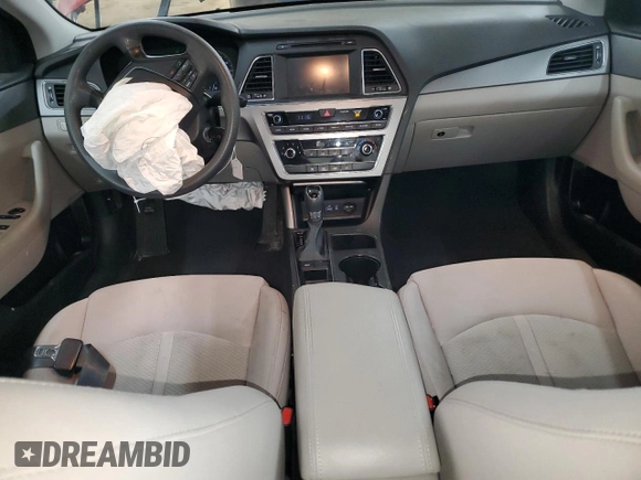 2016 Hyundai Sonata SE with VIN 5NPE24AF0GH376334, listed as a Copart auction lot 54157565 with 106,290 mi miles and Salvage Title. Bid and sale history available at carsss.com. Image 8.