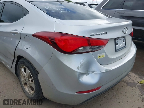 2014 Hyundai Elantra SE with VIN 5NPDH4AEXEH526030, listed as a IAAI auction lot 42595985 with 215,580 mi miles and . Bid and sale history available at DreamBid. Image 6.