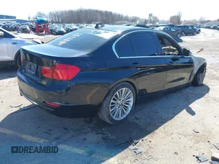 2013 BMW 3 Series 328i xDrive with VIN WBA3B5C54DF595768, listed as a IAAI auction lot 41856610 with 1 mi miles. Bid and sale history available at carsss.com. Image 4.