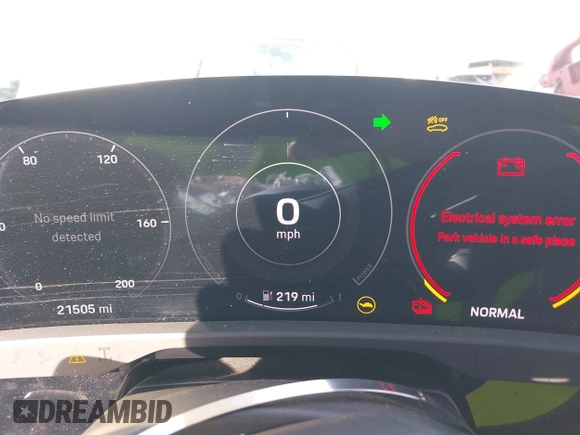 2024 Porsche Taycan GTS with VIN WP0AD2Y18RSA47234, listed as a IAAI auction lot 40944921 with 21,505 mi miles and . Bid and sale history available at DreamBid. Image 7.