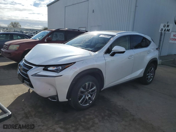 2016 Lexus NX 200t with VIN JTJBARBZXG2059817, listed as a Copart auction lot 47963065 with 22,428 mi miles and Salvage Title. Bid and sale history available at carsss.com. Image 1.