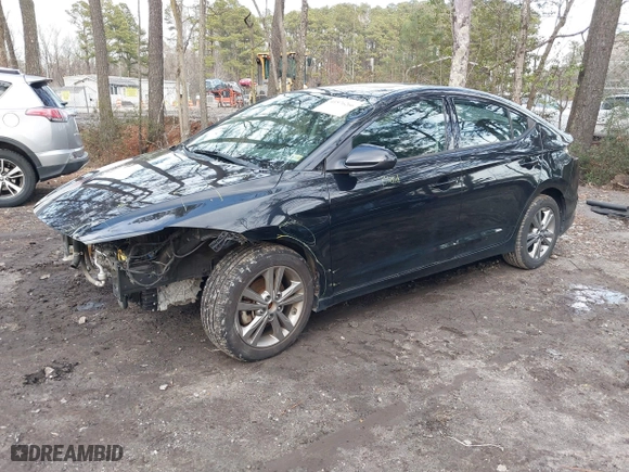 2017 Hyundai Elantra Limited with VIN 5NPD84LF2HH165550, listed as a IAAI auction lot 41576266 with 75,928 mi miles. Bid and sale history available at carsss.com. Image 17.