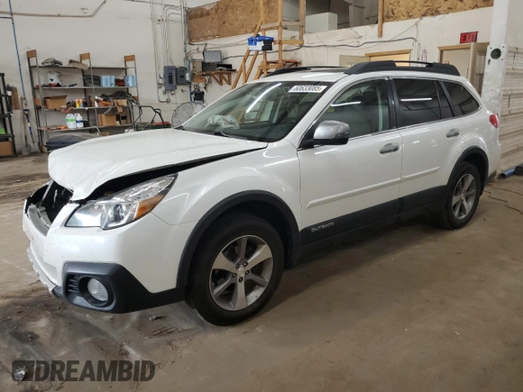 2014 Subaru Outback Limited z VIN 4S4BRCPC4E3253761, wystawiony jako Copart lot #60633085 z przebiegiem 131 159 mil mil oraz Szkoda całkowita • Salvage title. Historia ofert i sprzedaży dostępna na DreamBid. Obrazek 1.