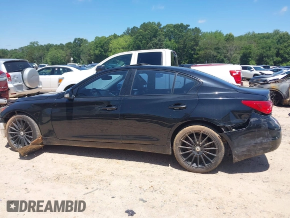 2015 Infiniti Q50 Sport with VIN JN1BV7AR2FM410593, listed as a IAAI auction lot 42346780 with 157,027 mi miles and . Bid and sale history available at DreamBid. Image 15.