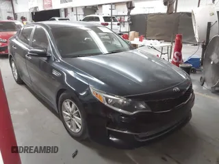 2016 Kia Optima LX with VIN 5XXGT4L3XGG038671, listed as a IAAI auction lot 42421622 with 105,024 mi miles and . Bid and sale history available at DreamBid. Image 1.