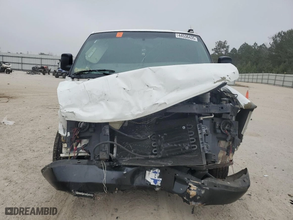 2011 Chevrolet Express Cargo Van with VIN 1GCWGFCA0B1169848, listed as a Copart auction lot 44536435 with 0 mi miles and Salvage Title. Bid and sale history available at carsss.com. Image 5.