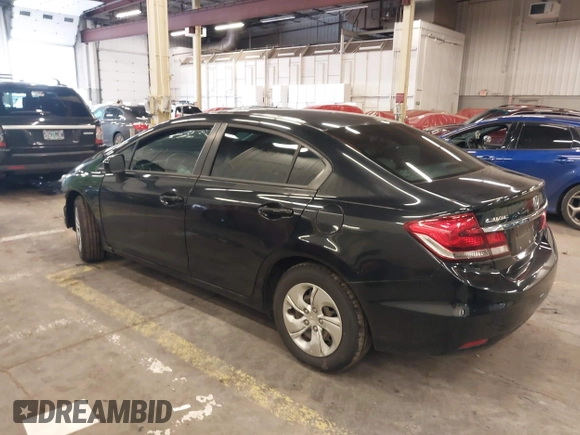 2014 Honda Civic LX z VIN 19XFB2F56EE007360, wystawiony jako IAAI lot #41578027 z przebiegiem 52 861 mil mil oraz . Historia ofert i sprzedaży dostępna na DreamBid. Obrazek 3.