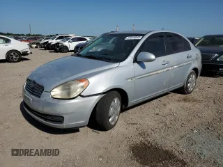 2007 Hyundai Accent GLS with VIN KMHCN46C57U120852, listed as a Copart auction lot 51814645 with 201,528 mi miles and Salvage Title. Bid and sale history available at carsss.com. Image 1.
