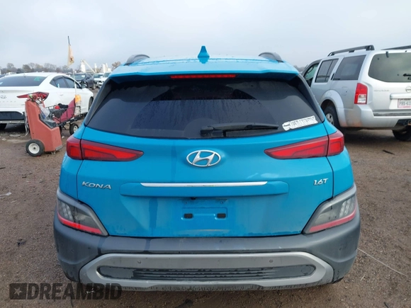 2023 Hyundai Kona Limited with VIN KM8K53A30PU981322, listed as a IAAI auction lot 41051511 with 41,003 mi miles. Bid and sale history available at carsss.com. Image 15.